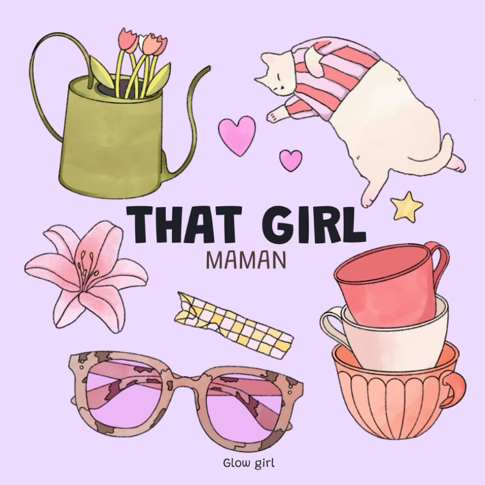 That girl: Coloriages pour les mamans : plus de 50 illustrations pour un vrai moment de détente anti-stress. Le cadeau idéal pour la fête des mères book