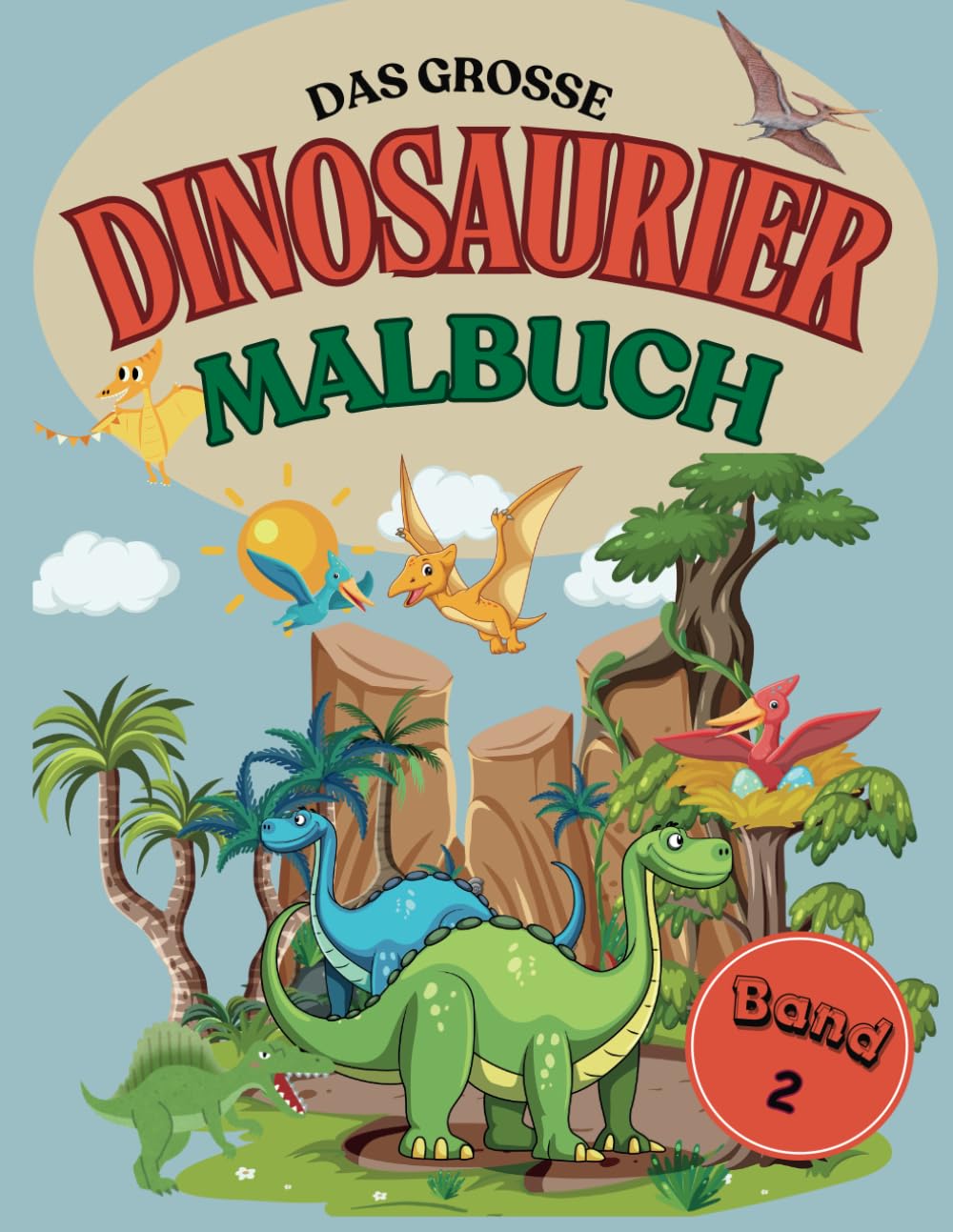 Das Grosse Dinosaurier Malbuch: 52 kreative Ausmalbilder zum Entspannen. Entdecke die faszienierend Welt der Dinosaurier! Arts & Music