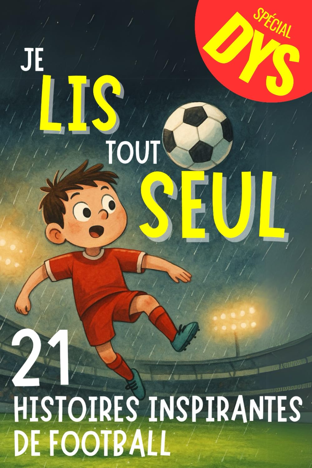 Je LIS tout SEUL - 21 histoires inspirantes de football pour les DYS: Une mise en page et une syllabation pensées pour les dyslexiques. Parfait pour ... avec une dyslexie (CE1, CE2, CM1, CM2) book