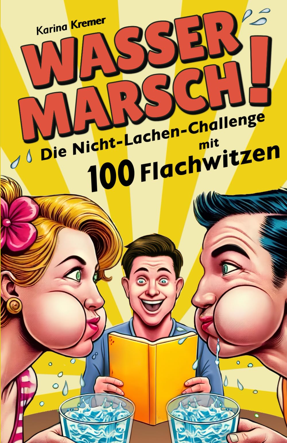Wasser Marsch! Die ultimative Challenge mit 100 Flachwitzen. Ein lustiges Partyspiel, perfekt auch als Geschenk für Geburtstage, Festivals, ... Runden mit Freunden und Familie. Humour & Satire