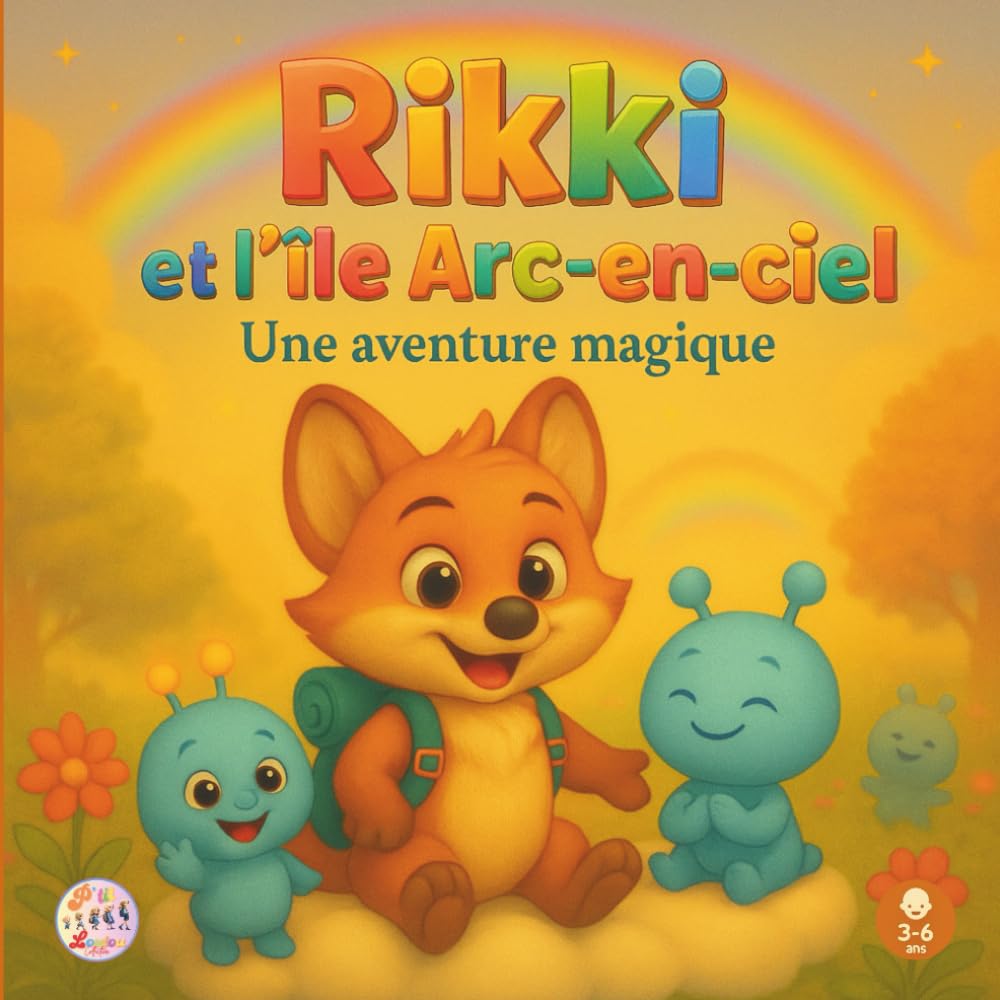 Rikki et l’île Arc-en-ciel: Une aventure magique – pour enfants de 3-6 ans | Livre en couleur | Histoire pour le plaisir ou pour s'endormir | Tome 1 (P'tit Loulou Collection) Non-fiction