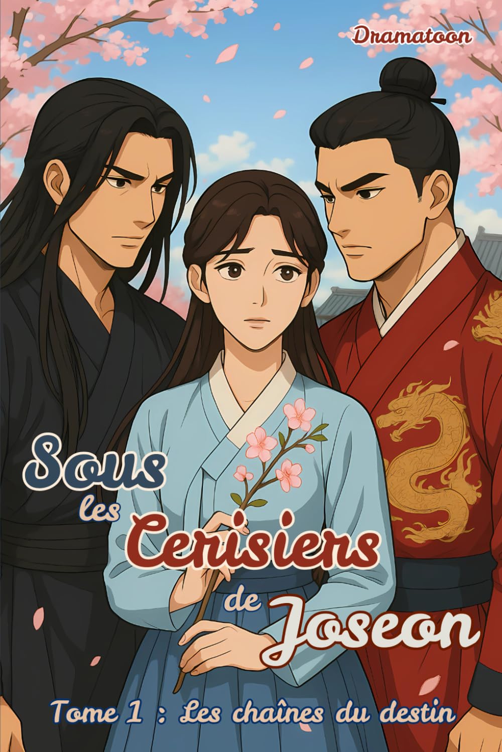 Sous les cerisiers de Joseon. Tome 1 : Les chaînes du destin: Webtoon romancé (Dramatoon) où l’amour n’a jamais été aussi dangereux. book