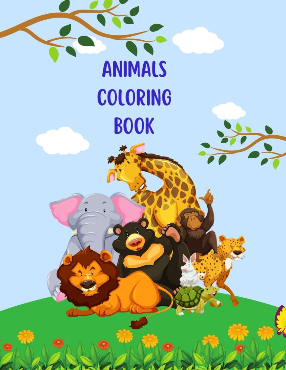Cuddle Critters: My First Cute Animal Coloring Book: Relax, Unwind, and Bring Majestic Creatures to Life with Color book