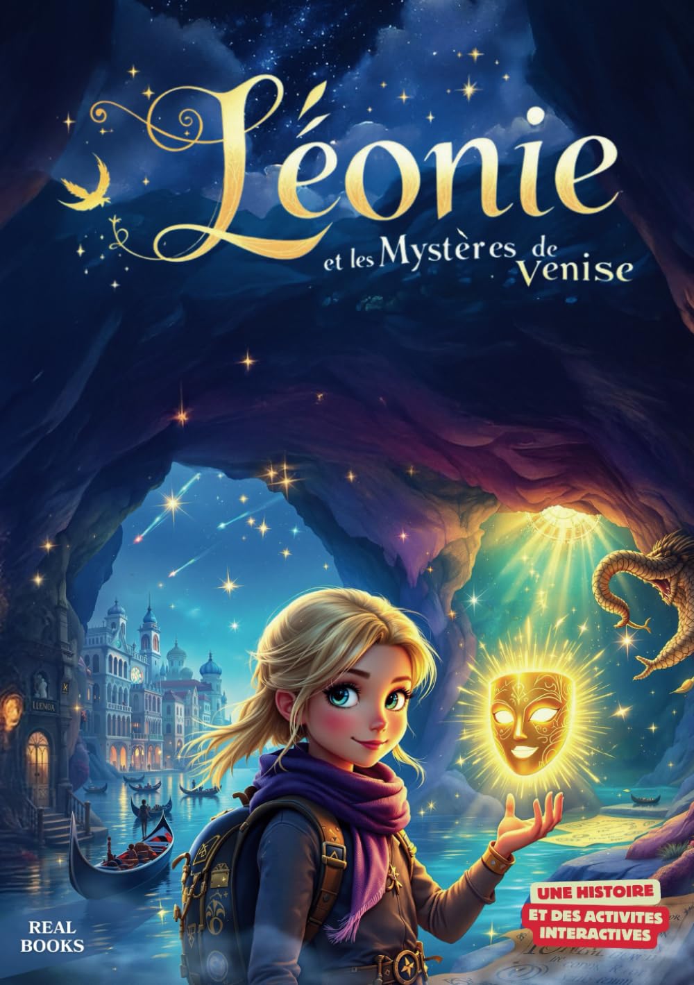 Léonie et les Mystères de Venise: Les Aventures enchantées d’une Jeune Sorcière ** Activités interactives ** Livre illustré book