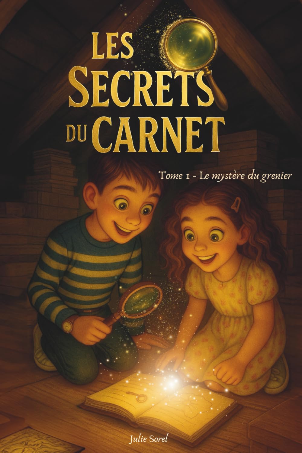 Les Secrets du Carnet - Tome 1 : Le mystère du grenier: Roman d’aventure et de mystère pour enfants de 7 à 12 ans – Illustré en couleur book