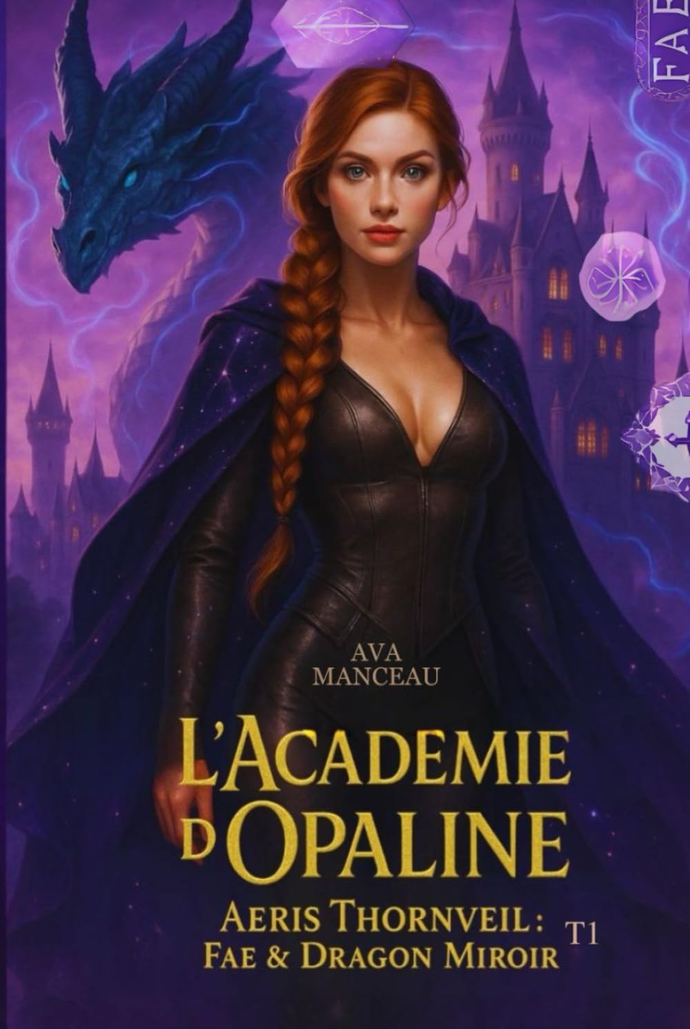L'academie d'Opaline T1: Aeris Thornveil : Fae et dragon miroir book