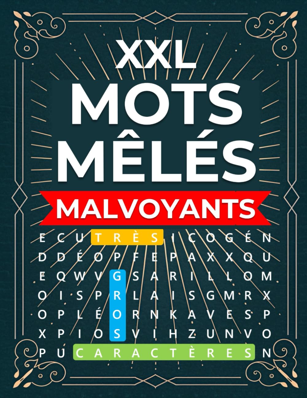 Mots Mêlés XXL pour Malvoyants: Grilles Géantes pour Adultes et Seniors atteints de DMLA ou de troubles visuels – Livre de jeux en très gros caractères book