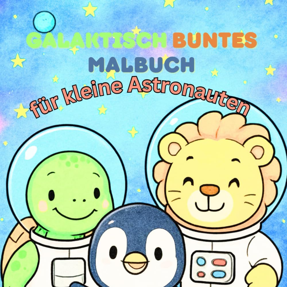 Galaktisch buntes Malbuch für kleine Astronauten book