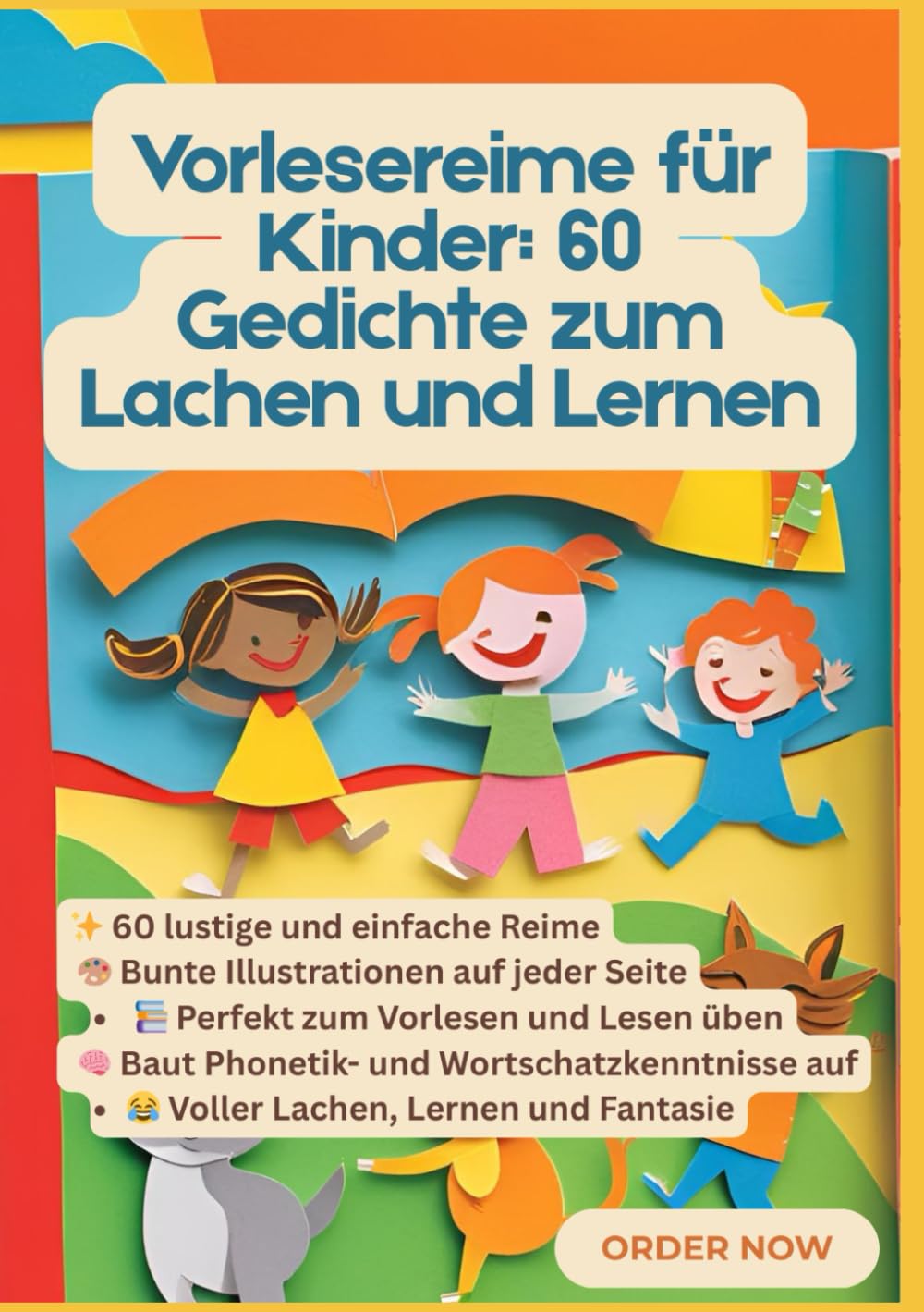 Lustige Mitsprech-Reime für Kinder: 60 Gedichte zum Lachen und Lernen mit bunten Bildern book