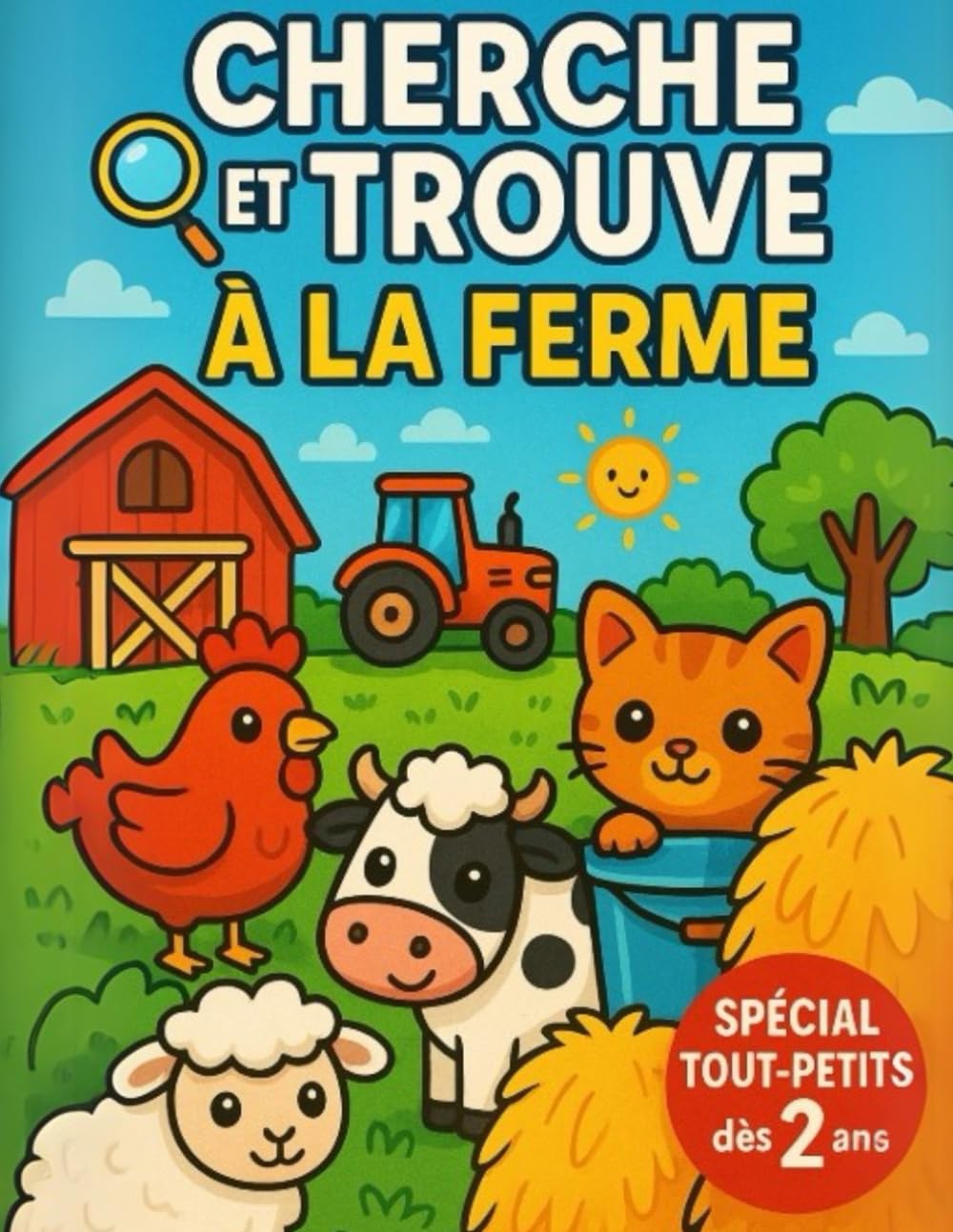 Cherche et Trouve à la Ferme – Spécial Tout-Petits (dès 2 ans): Un adorable jeu d'observation pour les tout-petits ! book