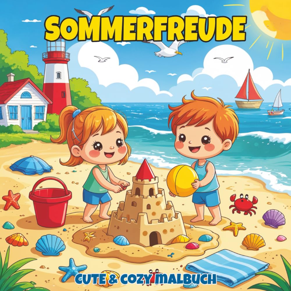 Sommerfreude – Cute & Cozy Malbuch: Ausmalbuch für Erwachsene, Teenager und Kinder (Cute & Cozy Malbücher, Band 3) Garden & Plants