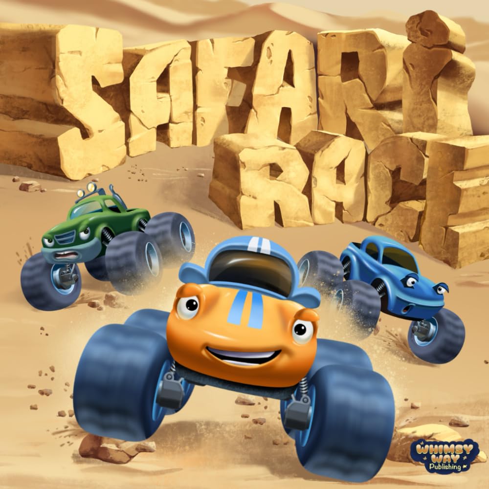 Safari Race: Monster Truck Book for Kids Ages 3-5, Funny Bedtime Story for Toddlers, Early Reader for Preschool and Kindergarten (Monster Racers, Band 1) Novels & Short Stories