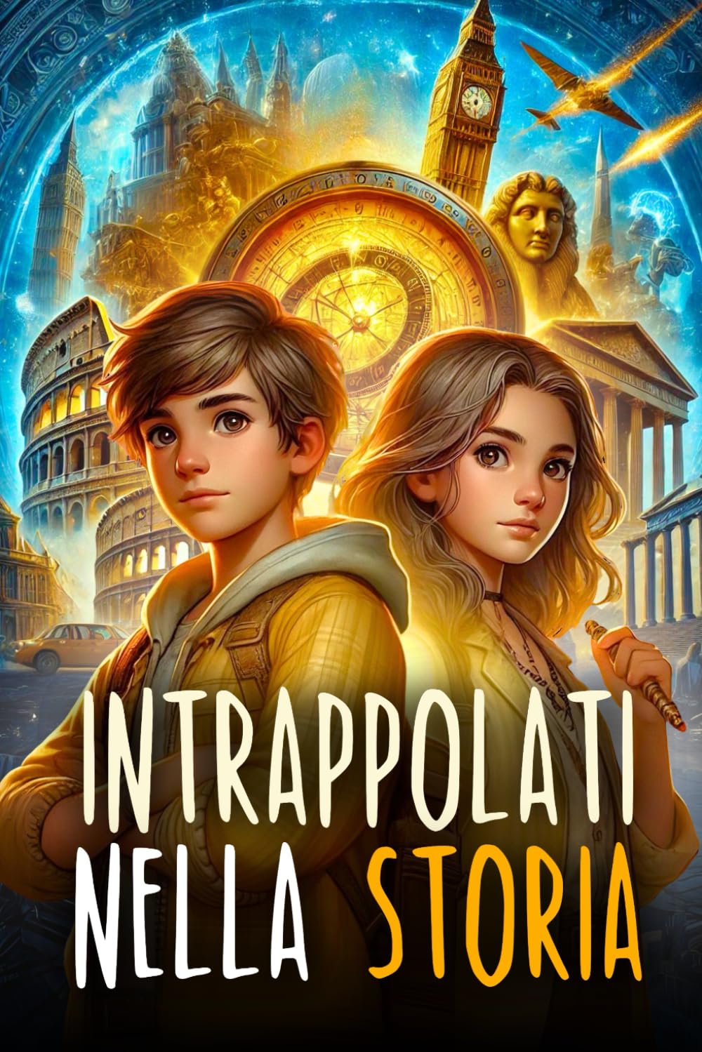 INTRAPPOLATI NELLA STORIA: Un libro d’avventura per ragazzi sui viaggi nel tempo che mostra l’importanza del Coraggio, dell’Amicizia e della Conoscenza. Libro per bambini dai 8 ai 12 anni Manga