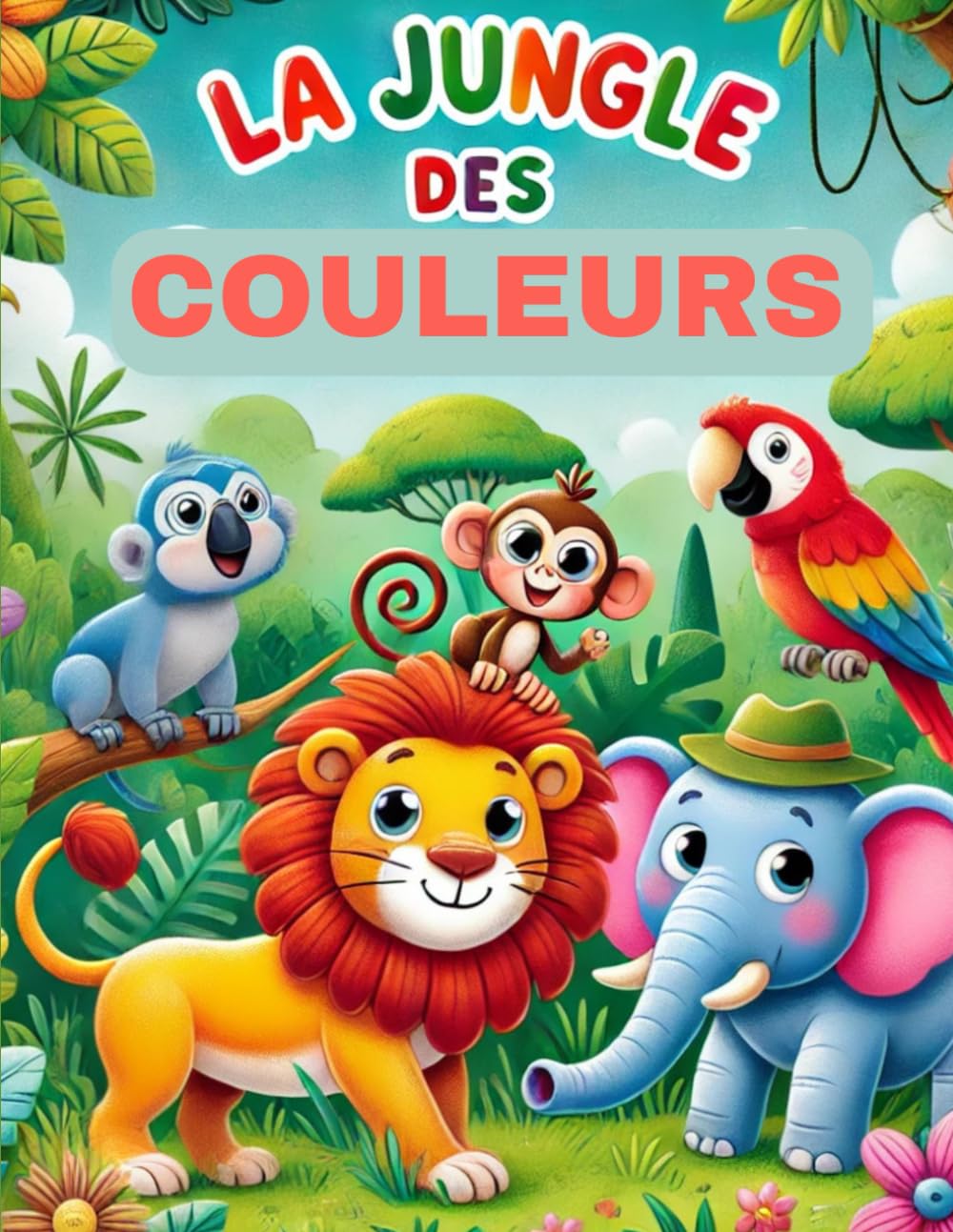 La jungle des couleurs: livre de coloriage book