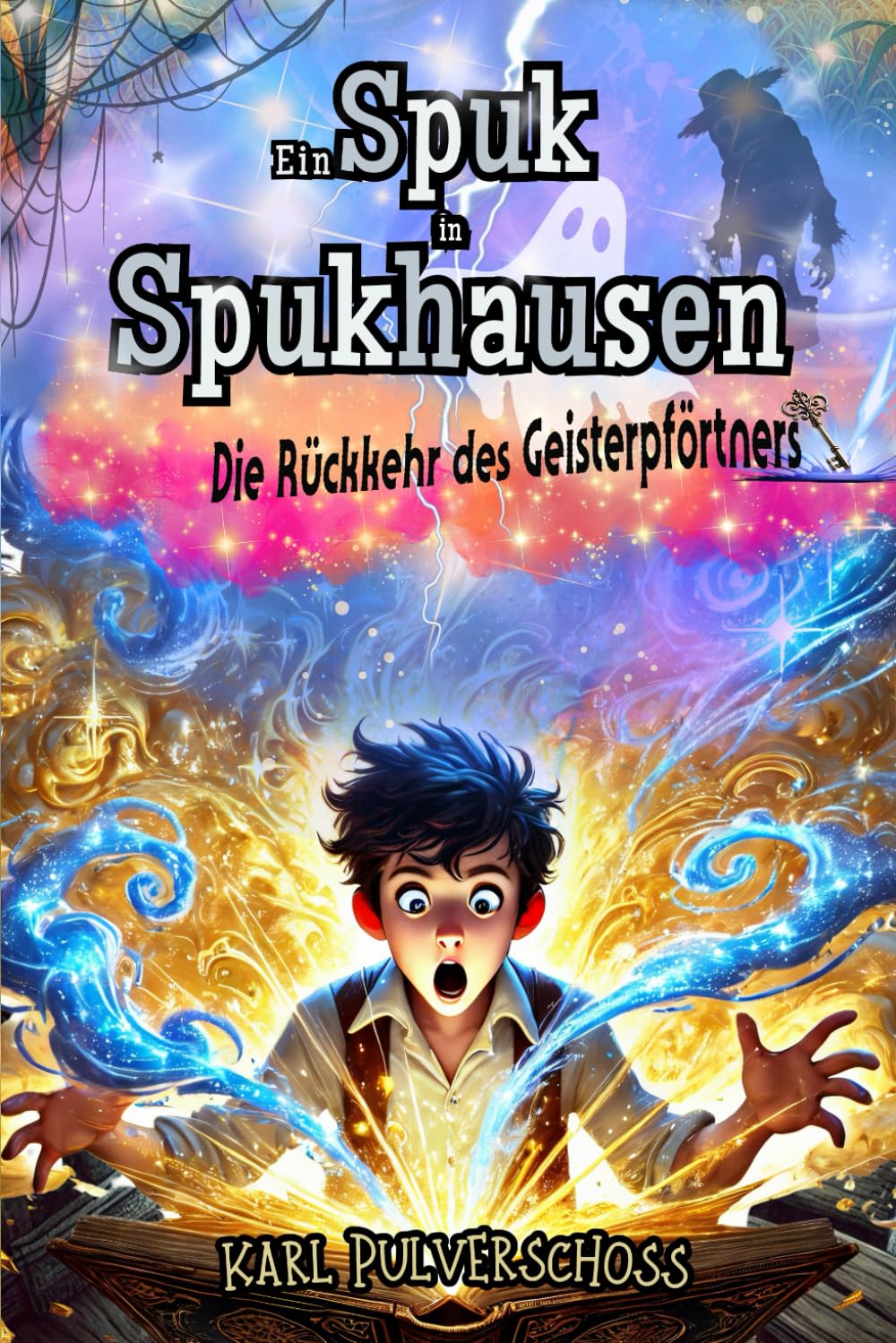 Ein Spuk in Spukhausen - Die Rückkehr des Geisterpförtners: Ein spannendes Kinderbuch über Geister, Magie und Abenteuer Manga
