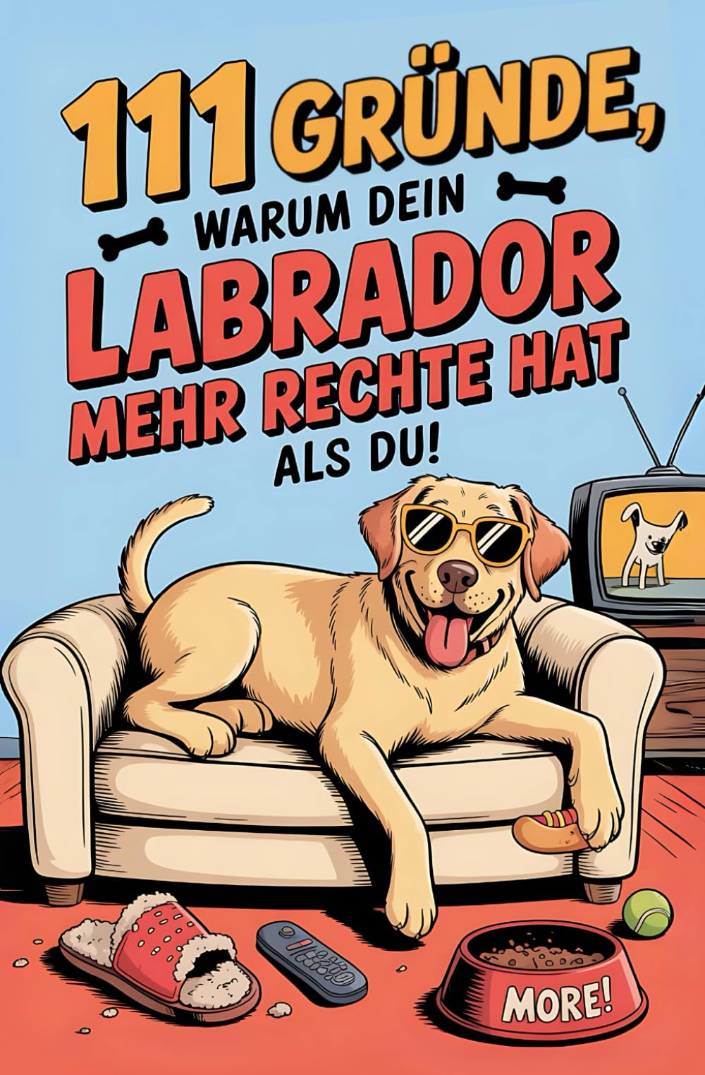 111 Gründe, warum dein Labrador mehr Rechte hat als du: Das Geschenkbuch für Labrador Besitzer & Fans | Mit Sabberlippe, Charmeoffensive & Sofa-Abo auf Lebenszeit book