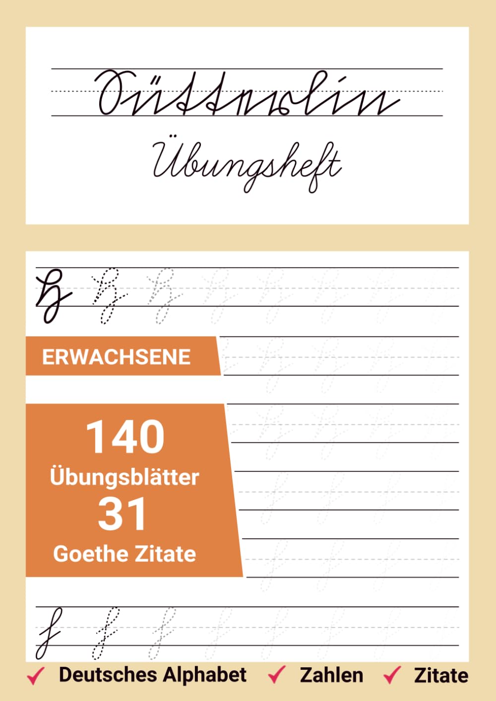 Sütterlin Übungsheft: Sütterlin mit Goethe-Zitaten, einfach und praktisch Politics & Society