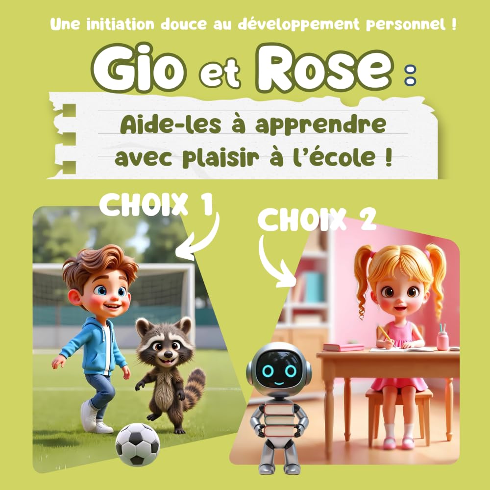 Gio et Rose : Aide-les à apprendre avec plaisir à l’école ! book