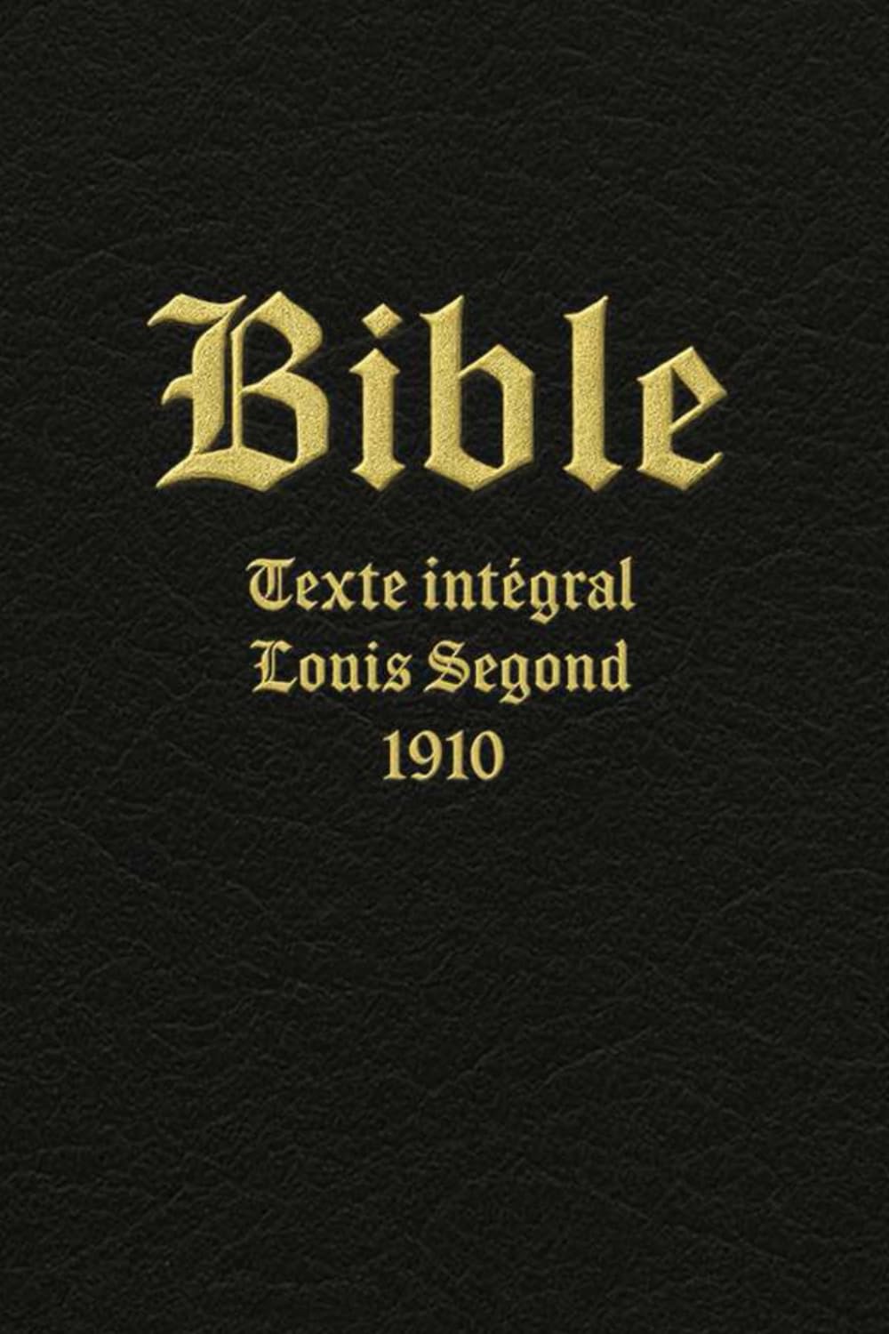 Bible de Poche: Edition Louis Segond 1910 book