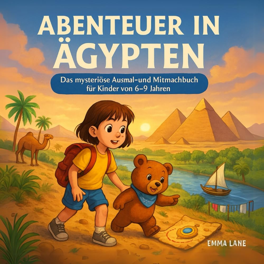 Abenteuer in Ägypten: Das mysteriöse Ausmal- und Mitmachbuch für Kinder von 6–9 Jahren. Entdecke Ägypten mit Mia & Benny: Kultur, Sprache, arabische ... Waage von Maat. (Abenteuer mit Mia und Benny) Non-fiction