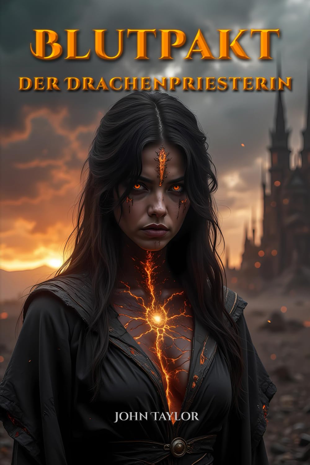 Blutpakt der Drachenpriesterin: Dunkler Fantasy-Roman Books