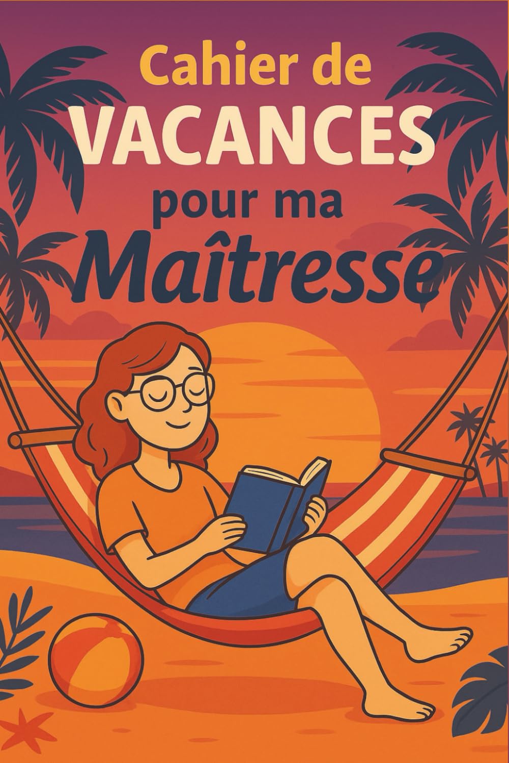 Cahier de vacances pour ma maîtresse: Cadeau Maîtresse d'école remerciement , Idée cadeau maitresse d' école fin d'année book
