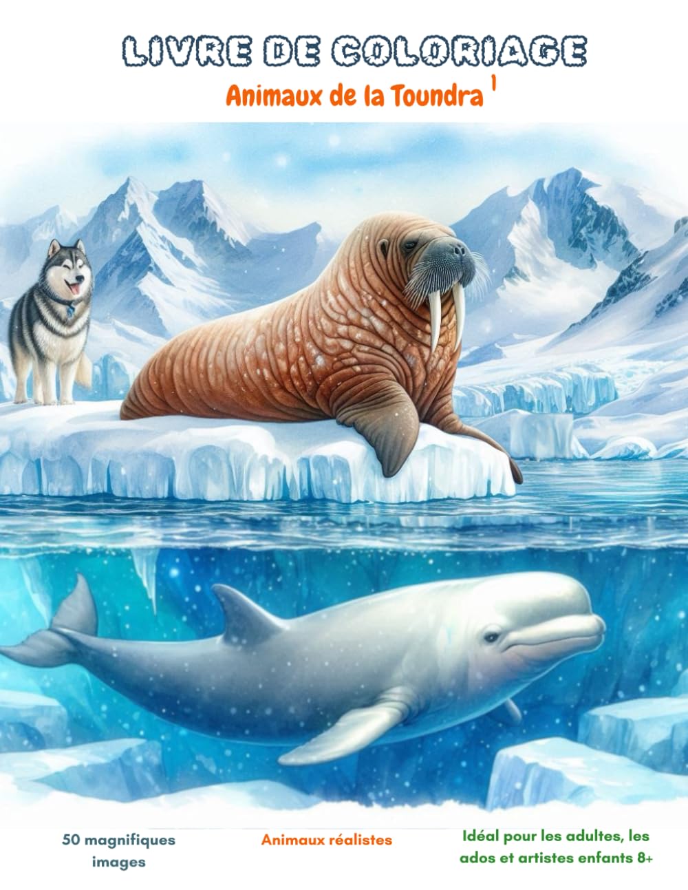 LIVRE DE COLORIAGE: Animaux de la Toundra book