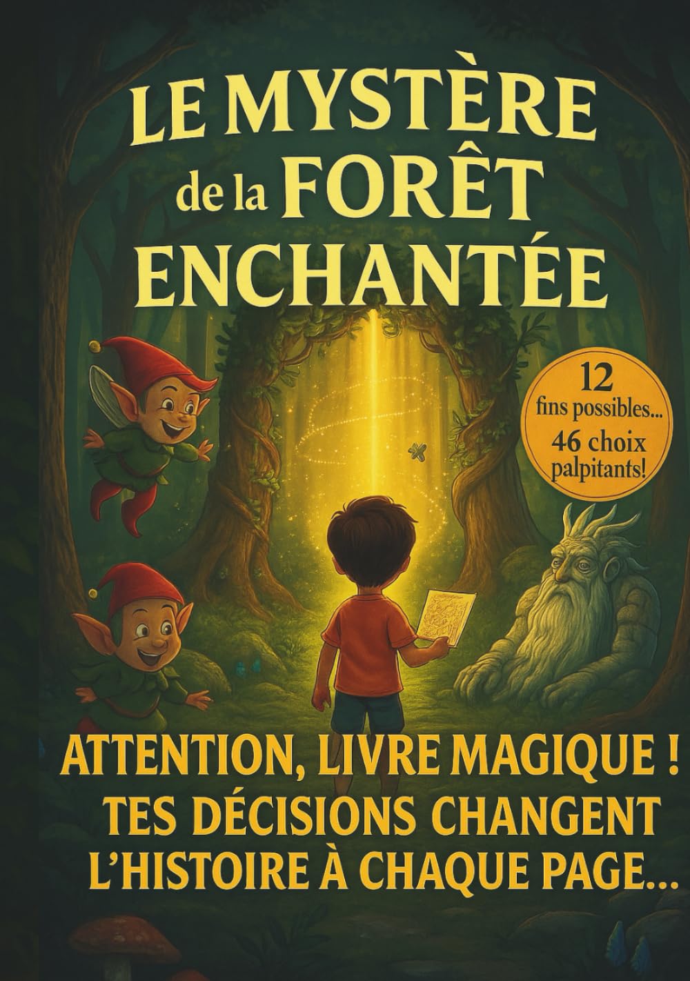 Le mystère de la forêt enchantée - Livre interactif dont TU es le héros !: ATTENTION, LIVRE MAGIQUE! TES DÉCISIONS CHANGENT L'HISTOIRE À CHAQUE PAGE ! ... interactif pour les enfants de 5 à 12 ans book