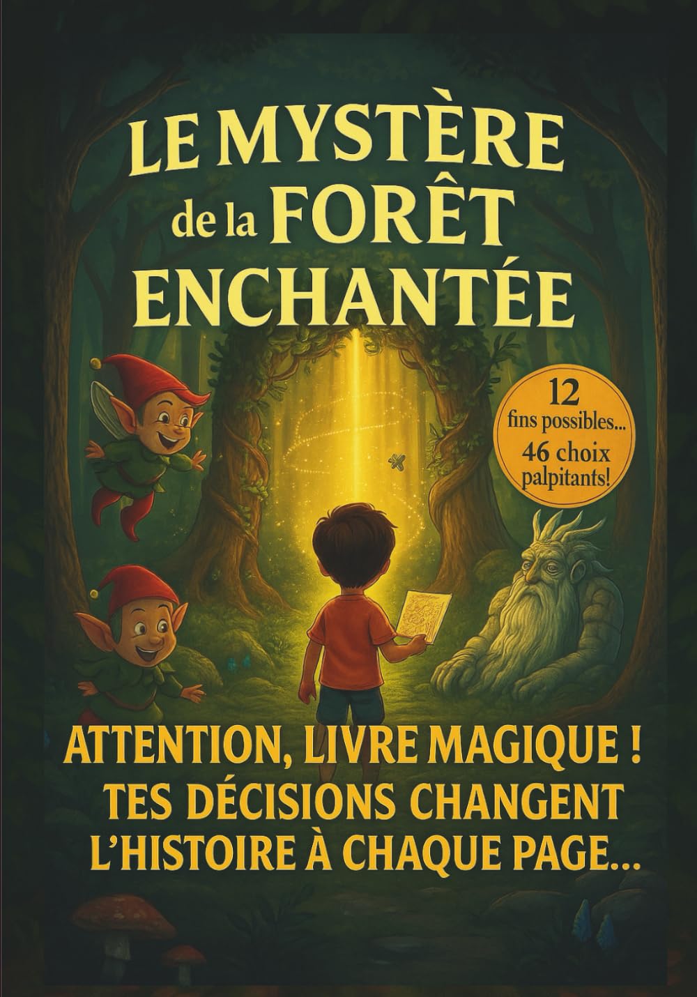 Le mystère de la forêt enchantée - Livre interactif dont TU es le héros !: Un livre-jeu magique avec 12 fins alternatives ! Développe créativité et ... éducative incluse.. Pour enfants 5-12 ans. Leisure & Fun