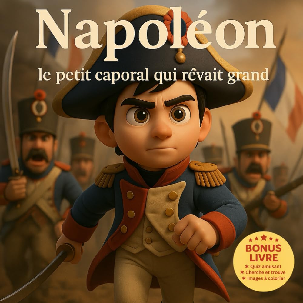 Napoléon, le petit caporal qui rêvait grand: Biographie illustrée de Napoléon pour enfants. Histoire de France, ambition, courage et grandes batailles dès 6 ans book
