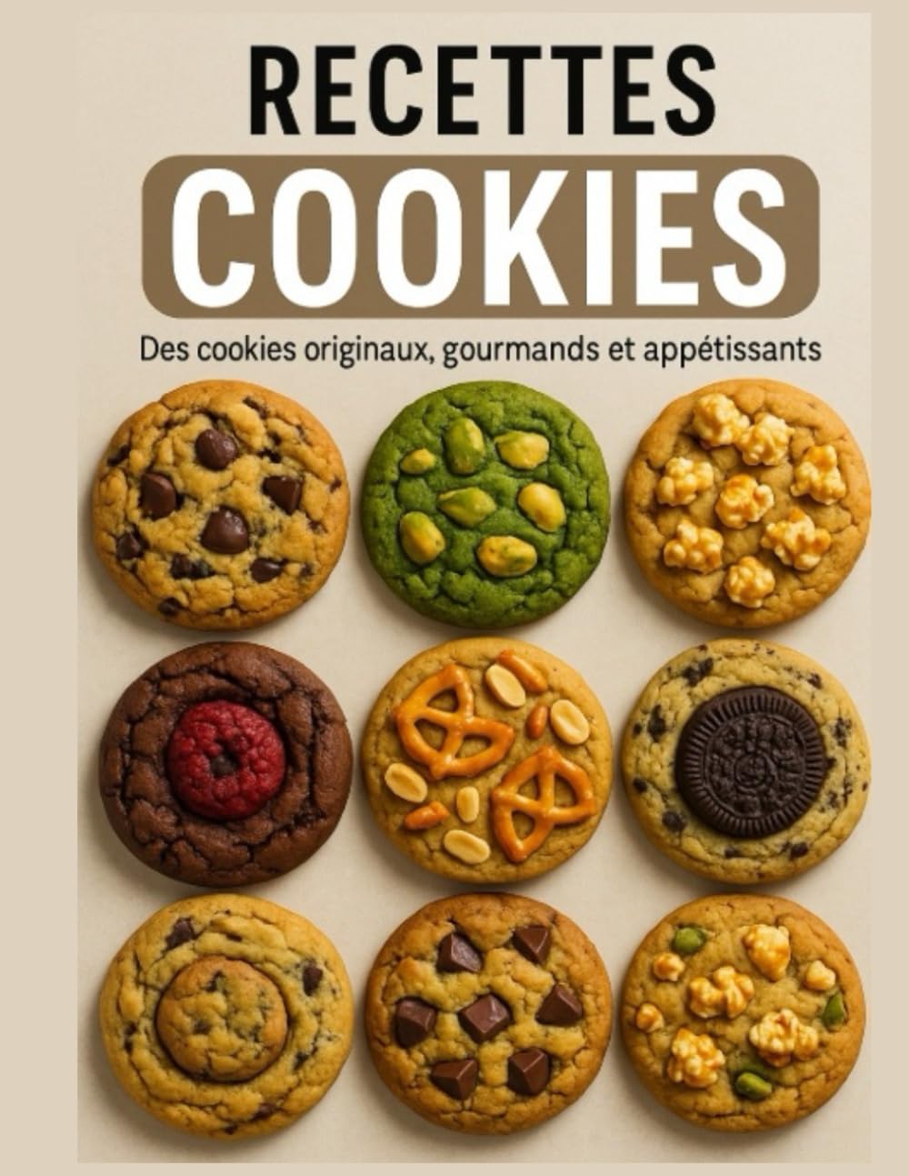 RECETTES COOKIES – Des cookies originaux, gourmands et appétissants: Pleins de Cookies, parce que les cookies, c'est la vie ! book