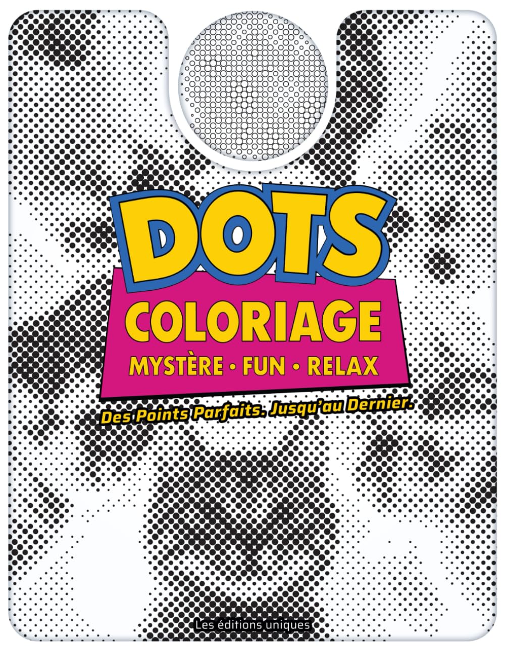 Coloriage Dots - Mystere Fun Relax: 30 Dessins - Livre Anti-Stress de points monochrome à colorier pour adulte book