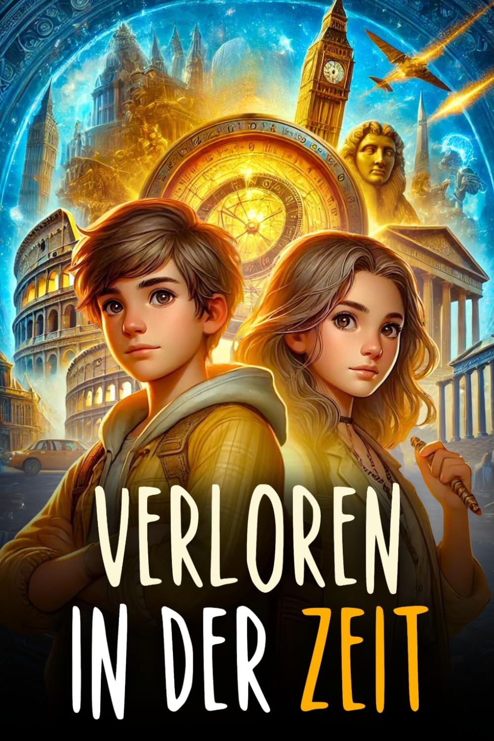 VERLOREN IN DER ZEIT: Ein Abenteuerbuch für Kinder, das Zeitreisen lebendig macht und die Bedeutung von Mut, Freundschaft und Wissen lehrt. Kinderbuch ab 10 Fairy Tales & Legends