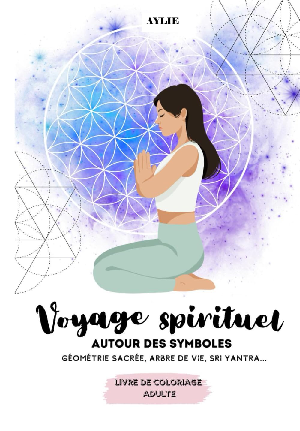 Voyage spirituel autour des symboles: Livre de coloriage adultes book
