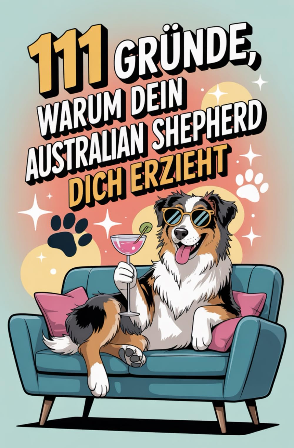 111 Gründe, warum dein Australian Shepherd dich erzieht: Das Geschenkbuch für Australian Shepherd Besitzer & Fans | Mit Hüteblick, Kontrollzwang & Energie-Abo auf Lebenszeit Pets