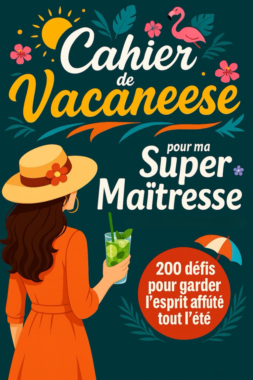 Cahier de vacances pour maîtresse: Un cadeau de remerciement idéal pour la fin d'année scolaire book