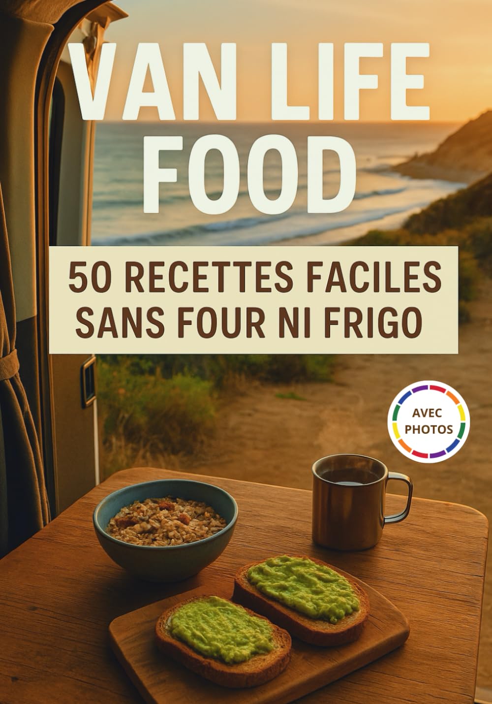 VAN LIFE FOOD - 50 Recettes faciles sans four ni frigo : Cuisiner malin en van, fourgon ou camping-car: Idéal road trip, minimalisme, zéro déchet, cuisine nomade book
