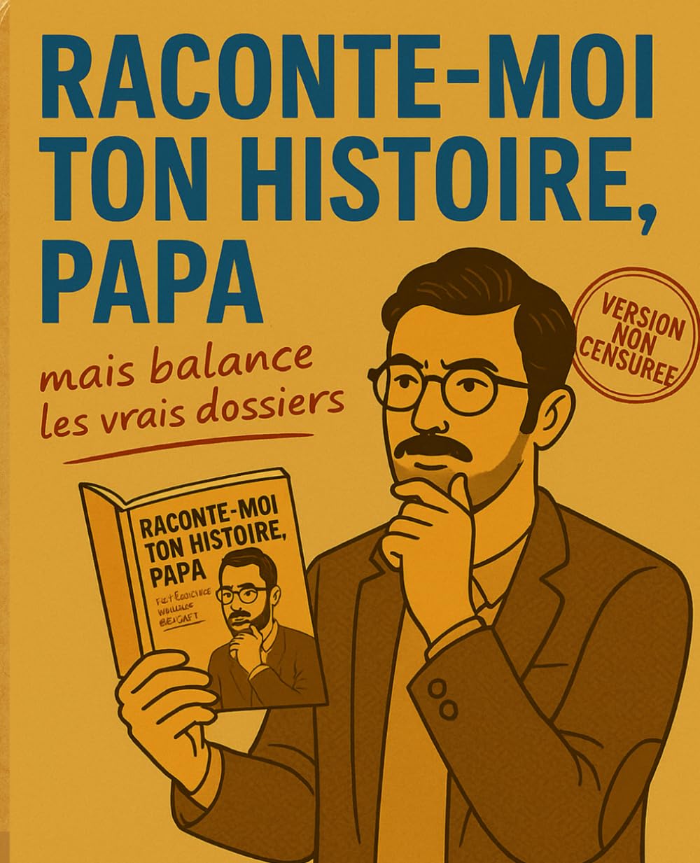 RACONTE-MOI TON HISTOIRE, PAPA: mais balance les vrais dossiers | Idée cadeau originale et drôle à compléter pour Fête des Pères, Anniversaire, Noël book