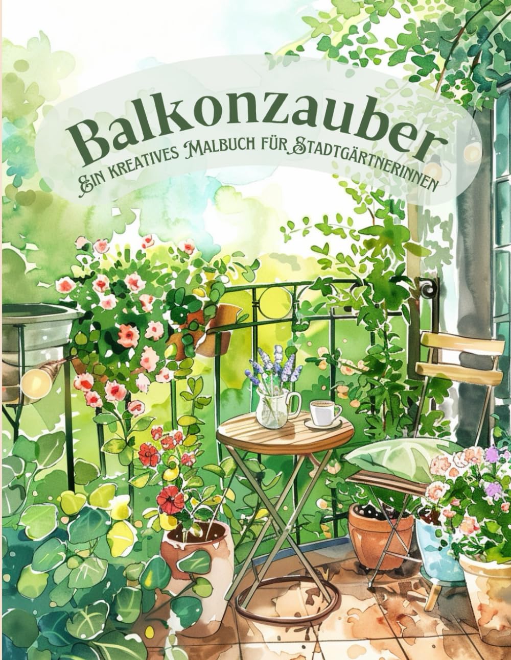 Balkonzauber – Stadtgarten-Ausmalbuch für Erwachsene: 40 liebevolle Balkon- und Gartenmotive zum Ausmalen für kreative Auszeiten: Für Entspannung, Achtsamkeit und Pflanzenfreude mitten in der Stadt Lifestyle