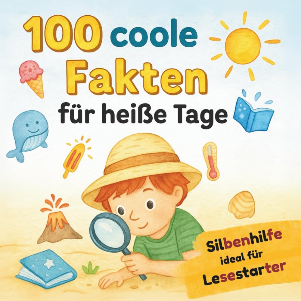 100 coole Fakten für heiße Tage | Sommerwissen für neugierige Erstleser – spannend, kindgerecht und zum Selberlesen School books