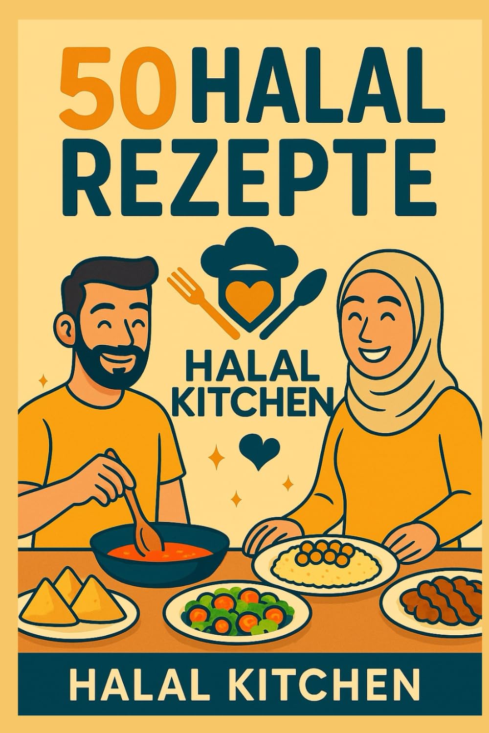 50 Halal Rezepte – Einfach. Gesund. Lecker Halal Kitchen: Authentische, alltagstaugliche Gerichte für die ganze Familie – inspiriert von der Vielfalt der Halal-Küche Halal Kitchen Cooking & Enjoying