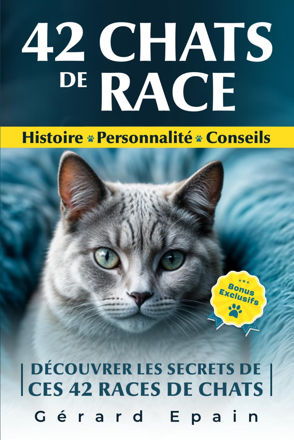 CHATS DE RACE: Guide illustré des 42 félins les plus populaires book