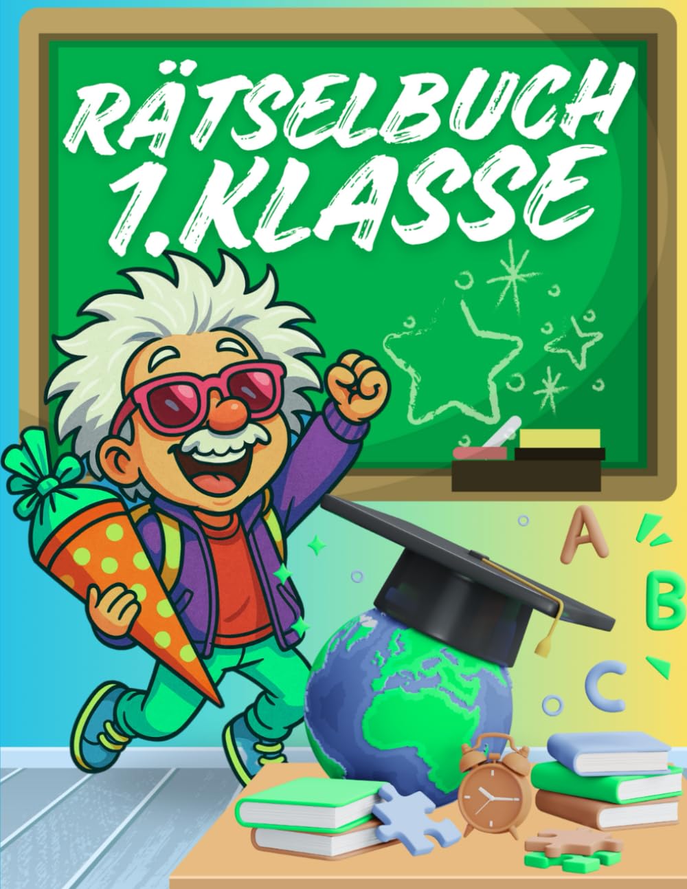 Rätselbuch 1. Klasse: Buch zur Einschulung oder als Geschenk zwischendurch für Erstklässler ab 5-7 Jahre - Schulstart Buch Geschenk für Jungen & Mädchen Non-fiction