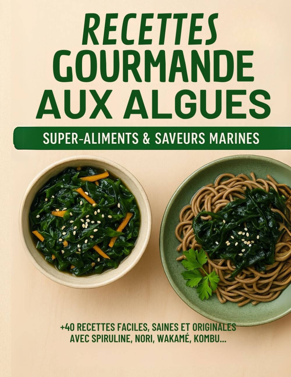 Recettes gourmande aux algues. Super-Aliments & Saveurs Marines: Plus de 40 recettes faciles aux algues comestibles book