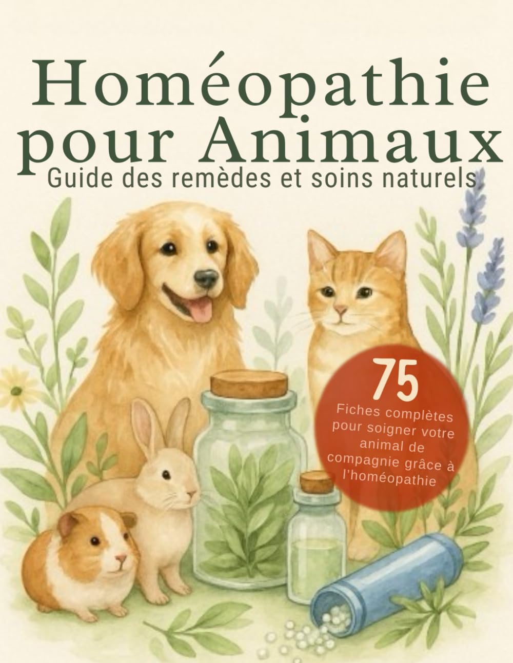 Homéopathie pour Animaux – Guide des remèdes et soins naturels: Découvrez 75 fiches pratiques pour soigner naturellement chiens, chats, rongeurs, ... Un guide doux, rassurant et complet. book