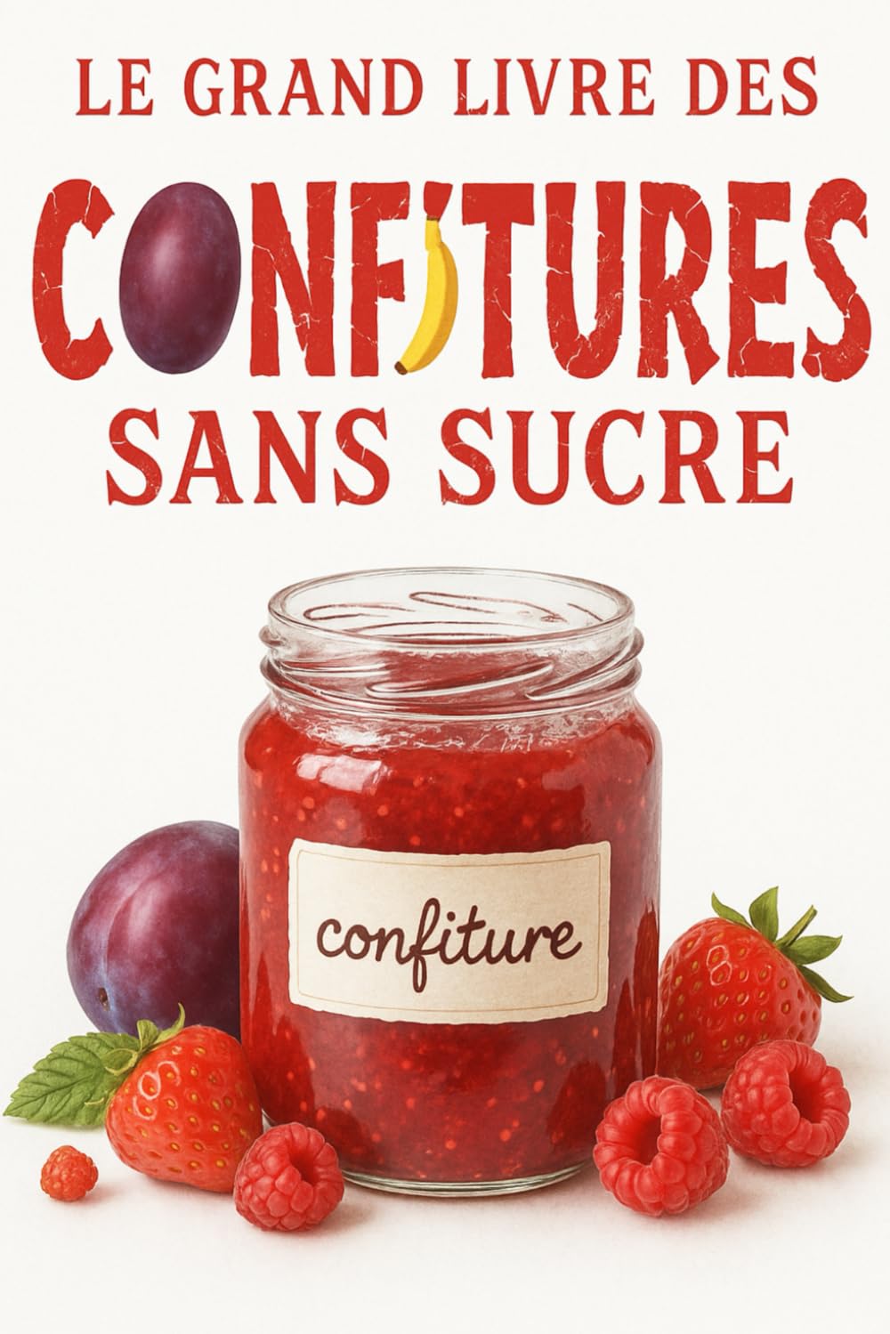 Le grand livre des confitures sans sucre: Découvrez comment réaliser facilement de délicieuses confitures sans sucre raffiné. Recettes maison à base de fruits frais. book