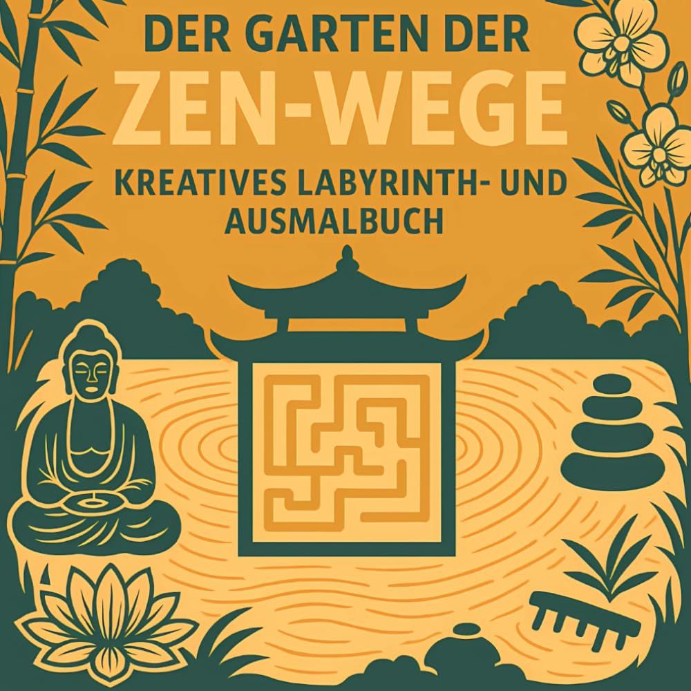 Der Garten der ZEN-Wege ( Kreatives Labyrinth- und Ausmalbuch ): Meditative Labyrinthe und Ausmalbilder – von der ersten Stufe bis zur Erleuchtung. Für Kinder und Erwachsene zwischen 7 und 77 Lifestyle