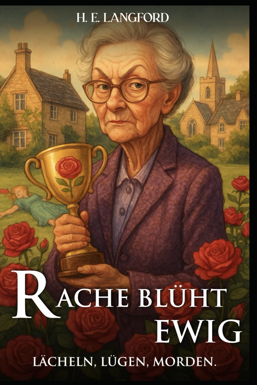 Rache blüht ewig: Lächeln, Lügen, Morden. (Idyllisch, tödlich, … britisch) Humour & Satire