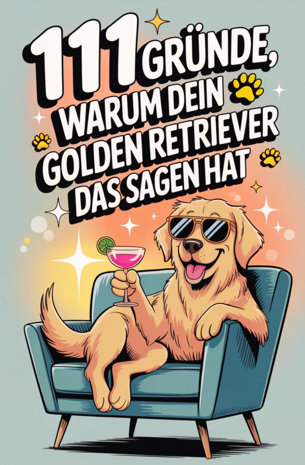 111 Gründe, warum dein Golden Retriever das Sagen hat: Das lustige Geschenkbuch für Golden Retriever Fans | Mit Glitzerfell, Charmeoffensive & unwiderstehlichem Kuscheldrang Pets