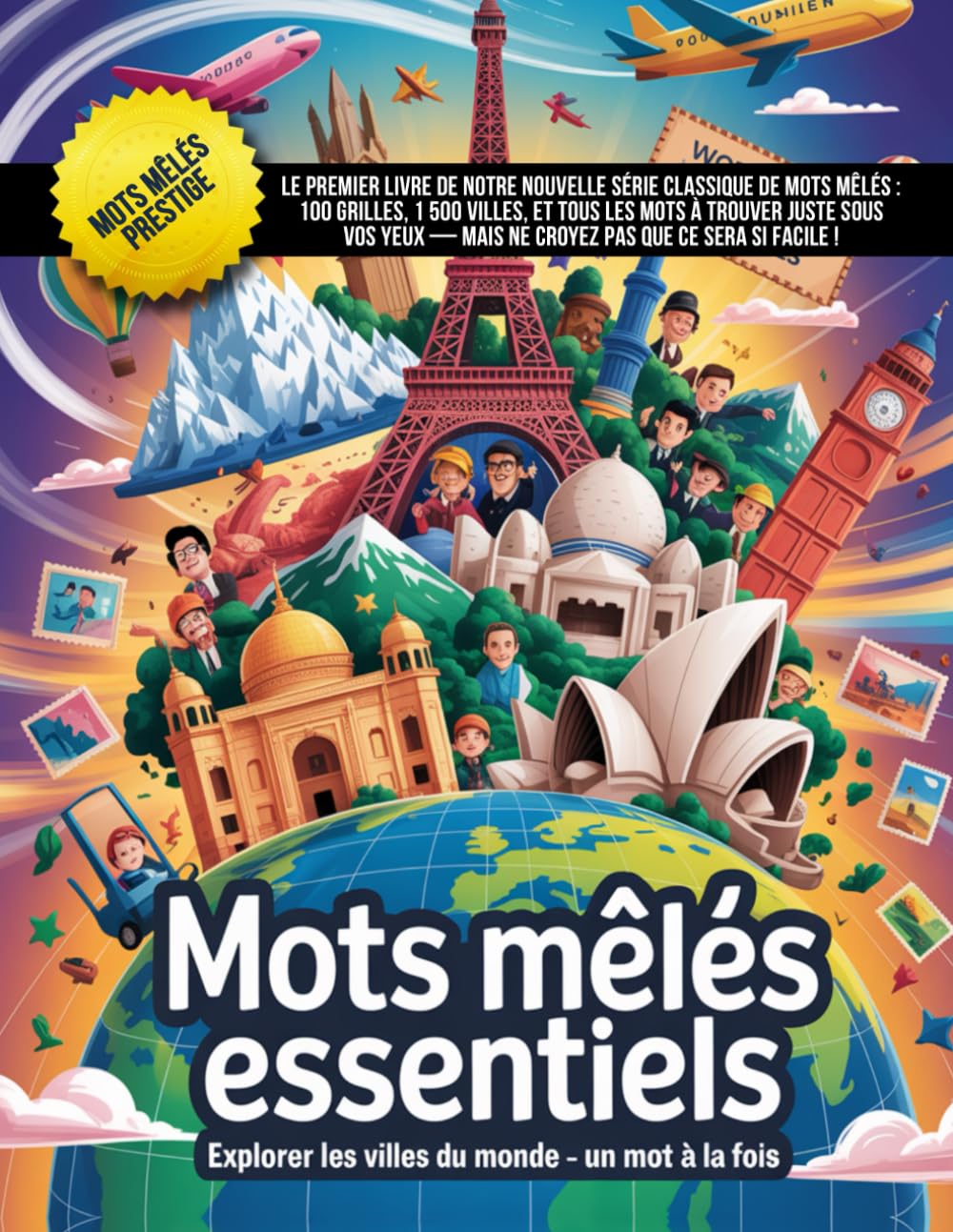 Mots Mêlés Essentiels: Explorer les villes du monde – un mot à la fois book